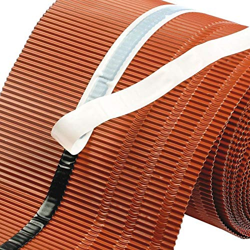 AGROHIT Traufband aus Aluminium, Traufenrolle für Wasserableitung, Traufband mit Butylklebestreifen für Abdichtung & Korrosionsbeständiger Beschichtung, 230 mm Breite, 10 m Länge, Schwarz