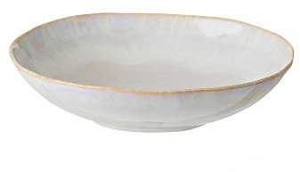 Costa Nova Brisa Collection Stoneware Ceramic Pasta Bowl 9, Sal