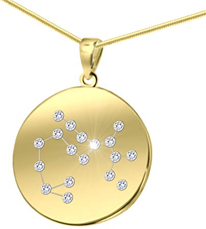 LILLY MARIE Hochwertige Vergoldete Halskette Mit Schütze Sternzeichen Anhänger