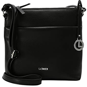 L.CREDI Women's Ella Handbag, schwarz