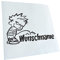Kiwistar - Autoaufkleber - Aufkleber Piss on Wunschname 16 x 10 cm - Mattschwarz - Pissmännchen, Laptop, Fahrrad, LKW, Motorrad Mehrfarbig JDM Decal Racing