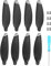 2 Coppie di Eliche per Droni, Set di Eliche per Droni per PC Accessori per Compatibili per Mavic Mini 2(Argento)