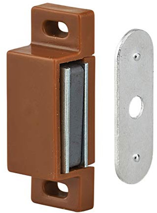 THIRARD - Loqueteau magnétique force 1max 3kg,pour porte d'ameublement, marron