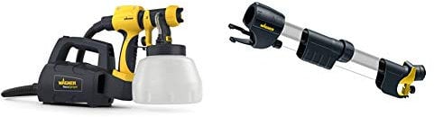 Wagner Fence & Decking Paint Sprayer for Fences, Sheds, Covers 5 m² in 9 min, 1400 ml Capacity, 460 W, 1.8 m Hose & Handle Extension for high Ceilings, Walls or Floors, 60 cm