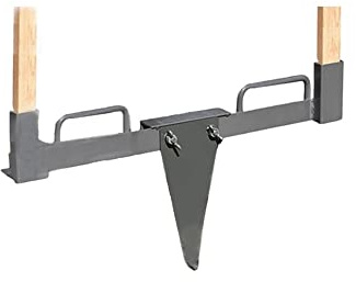 Birchwood Casey 24 Steel Target Stand with Spike - Durable Powder-Coated Metal Target Base Stand for Shooting