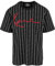 Karl Kani Herren KKMQ12130BLK Signature Logo Pinstripe Tee S Black