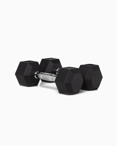 BOOMFIT Mancuernas Hexagonales 1–50 kg (par) con recubrimiento de goma y agarre antideslizante | Pesas y mancuernas para home gym | Pesas para musculación y entrenamiento de fuerza