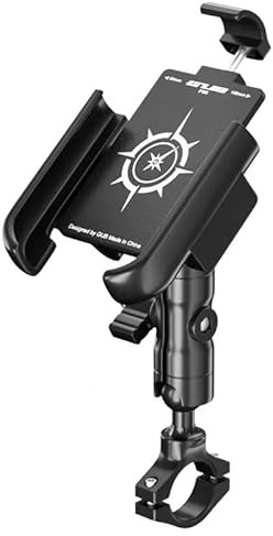 GUB P50 Fahrradhalterung für Motorrad und Fahrrad, universal, verstellbar, Handyhalterung