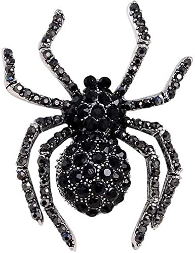 U-M Vintage Frauen Intarsien Spinne Brosche Tasche Abzeichen Revers Schmuck Geschenk, Vintage Mode Brosche Pins für Frauen Teen Mädchen Handwerk Geschenk Nützlich und praktisch