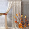 Susire Boho Makramee Vorhang Wandteppich: Outdoor Gardinen Wandbehang Hochzeit Wohnzimmer Wanddeko - 90×180cm