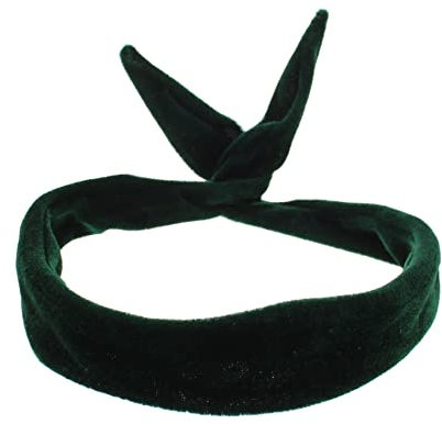 Topkids Accessories Wire Headbands for Women's Hair, Girls Headbands Hair Bands for Women Accessories for Women Adult Women's Fashion (Bottle Green Velvet)