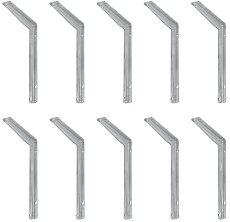 siwitec T-Profil-Konsole Regalwinkel 300kg feuerverzinkt 300x550x40mm 10er | Materialstärke 5 mm für extreme Belastbarkeit, ideal für Schwerlastregale in Garagen, Werkstätten und Lagerräumen