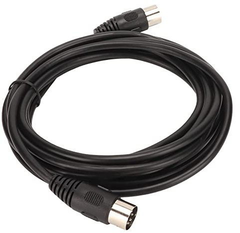 7 Pin DIN Kabel, PVC Verlängerung | 7 Pin Stecker Stecker Verbinder langlebiges PVC Material für Medizingeräte und Computer