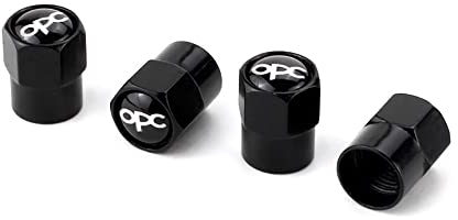 TW PREMIER Autoreifen Ventilkappen, für OPEL OPC Reifen Staubdichter Korrosionsschutz Schützen dekorative Accessoires,A
