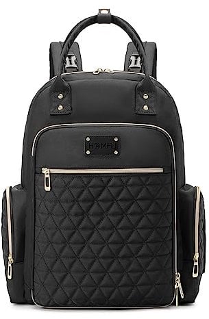 Homfu Diaper Bag Backpack Mommy Hospital Baby Bags For Boys Girl Travel Backpacks Mom Grey Dad Diaper Bag Tote Baby Registery Hospital Registry Newborn Essentials Boy Tote