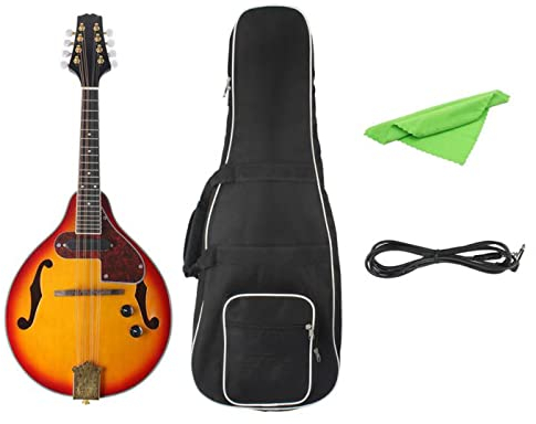 Guitar Electric Box Mandolin 8 Strings Electro-acoustic Mandolin String Instrument Electric Mandolin Mandolin Instrument for Beginner