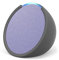 Echo Pop | Full sound compact Wi-Fi and Bluetooth smart speaker with Alexa | Lavender Bloom and a Made For Amazon Sleeve for Echo Pop (2023 release), Grey