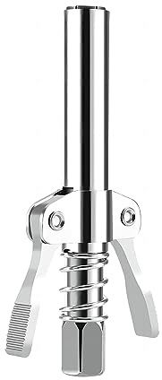 PAITOK Fettpresse Kupplung Edelstahl Fettpresse Düse Schnellverschluss Fettpresse Enden 17000 PSI Fettpresse Mundstück Kupplung für alle Arten von Fettpresse