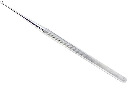 Nail Curette Single End MedixPlus Professional Podiatry Tool Manicure Pedicure Nail Care Products (Large Cup/Scoop 2.5mm)