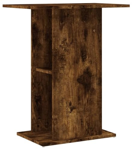 vidaXL Aquariumständer Räuchereiche 60,5x36x72,5 cm Holzwerkstoff