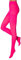 krautwear Collant da donna e ragazza, 60 denari, carnevale, sport, colori neon, rosa neon, S-M