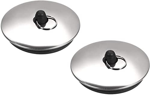 XYWHPGV Tapón de Drenaje de Goma para Fregadero de 55-57 mm con Anillo para bañera, Cocina, baño, 2 Piezas(6a7c9 97ede 658e8 ba78d 37700 cb20d