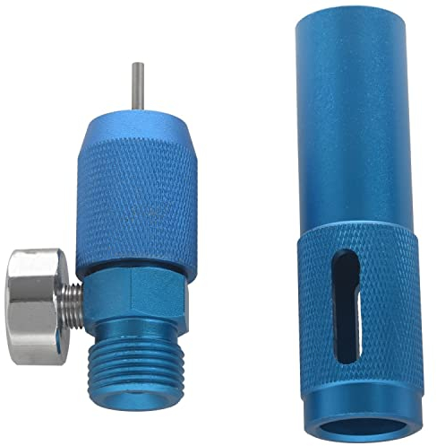 PAPAPI Tragbare Co2 Zusatz Hoch Druck Hand Aufblas Werkzeug mit Luft Druck Messer für Kfz Reifen Füller (12G)