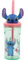 Bicchiere con cannuccia con personaggio 3D in plastica riutilizzabile BPA Free capacità 360 ml (Stitch)