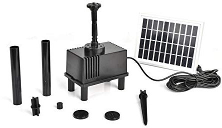 Pyugxab 10V 2W Pompe Solaire de Panneau D'Alimentation Solaire Pompe une pour Piscine de D'éTang de Jardin