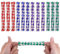 RDNKVB Coole Fingerfalle, Klassische Chinesische Fingerfallen, Sortiert Farben Finger Falle Spielzeug für Kinder und Erwachsene,12 Stück Klassische Geburtstagsfeierbevorzugungen