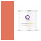 Q-COVER Latexfarbe Abwaschbar 2L (ca.14m2) Koralle Farbton Innenfarbe Wandfarbe Deckenfarbe Klasse 2 Mattfarbe Für Allergiker Scheuerfest Geruchlos Frei Von Voc