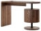 Vicco Schminktisch Lara, Eiche rustikal, 120 cm mit 2 Schubladen