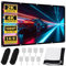 GOEDCH 100 Pouces Ecran Videoprojecteur: Écran de Projection 4k 16: 9 HD Anti-Plis, Toile Videoprojecteur Manuel Portable Pliable Extérieur pour Cinéma Maison, Fête, Nuit de Cinéma, Commercial