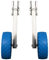 MMYUAK Boat Launching Wheels Inflatable Boat Launching Wheels Rubber Boat Stern Wheels Dolly Trailer Tires Towing Cart for Inflatable Assault Kayak Rowing