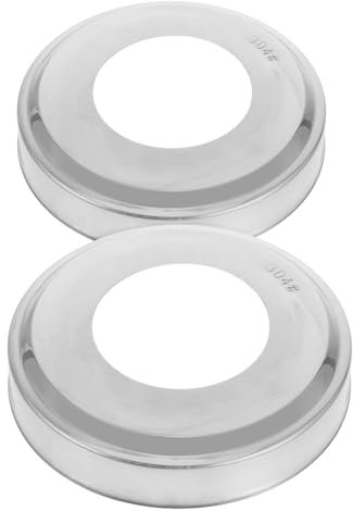 Sosoport Rosettenplatte Aus Edelstahl 2 Stück Flansch Zur Befestigung Der Poolleiterabdeckung Für Schwimmbadhandläufe Und Treppen