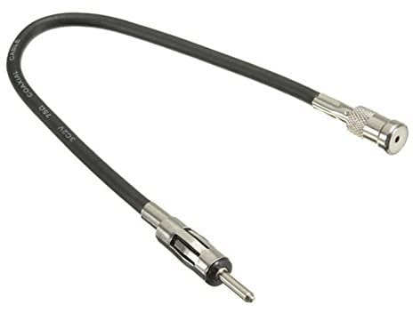 Car Radio Stereo To DIN Male Aerial Extension Cable Adapter