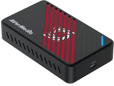 AVerMedia 4K HDMI Capture Card für Streaming, PS5, Xbox, Nintendo Switch, PC, USB 3.2 Game Capture Gerät für Twitch, OBS, YouTube, Discord, Low-Latency-Aufnahmen, GC553Pro Live Gamer Ultra S