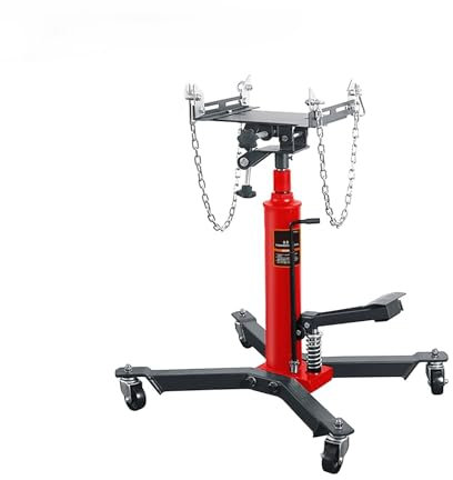 CQJJXKYC Gatos para Coches Herramienta de Coche con Gato de transmisión, Soporte de Gato con Caja de Cambios de transmisión de 0,5 toneladas con Ruedas giratorias Elevador Coche