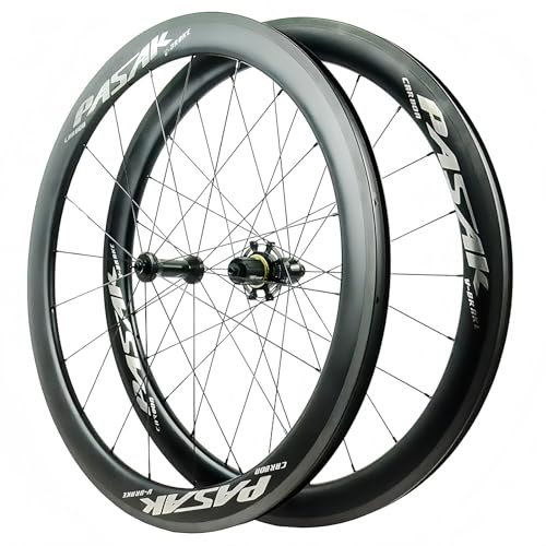 700C Carbon Laufradsatz, 40/50/55Mm Höhe, C/V-Bremsen Kompatibel, Direktzug-Naben, 7075 Aluminium, 1600-1735G Open Version,50MM