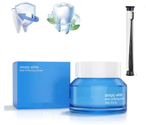 Luminoteeth Whitening Powder, Snow Powder Teeth Whitening, Magic Whitening Toothpaste Booster Powder, Instant Whitening and Stain Removal, No Sensitivity - Enamel-Safe Toothpaste (1)