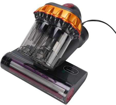 Matratzen-Staubsauger, 10Kpa Saug 400W Leistungs Starke 131, Heißwind Trocknung Handbett-Vakuum mit 21cm Verbreitetem Saug Mund und 600ml Mülleimer Tragbarer Sofa-Reiniger (EU-Stecker 220 V 60 Hz)