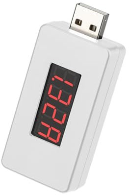 Steowsey Mobile Phone Battery Repairer Overcharge Overpower Over Discharge Protection Battery Voltage and Current Detector White