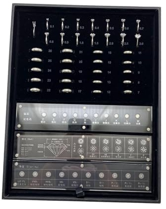 Diamant Tester Box Diamant Prüfgerät für Auswertung Vergleich Tragbar