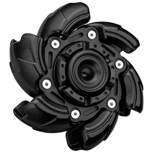 HIDEDC Pillbug Fidget Spinner, Open-Shell Fidget Spinner für Erwachsene, Legierung EDC Fidget Toys Erwachsene Stressabbau Spielzeug Executive Desk Toy für ADHS, ADD & Autismus (Schwarz)