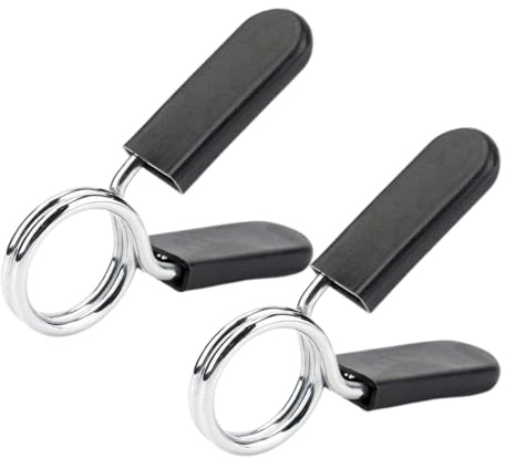 LONZIKP Pince à Ressort 28mm (2 Pièces) Haltères | Fixation Sûre Antidérapante pour Barres de Musculation, Stabilité Optimale & Sécurité Renforcée Entraînement.