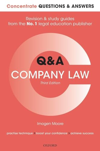 Concentrate Questions and Answers Company Law: Law Q&A Revision and Study Guide