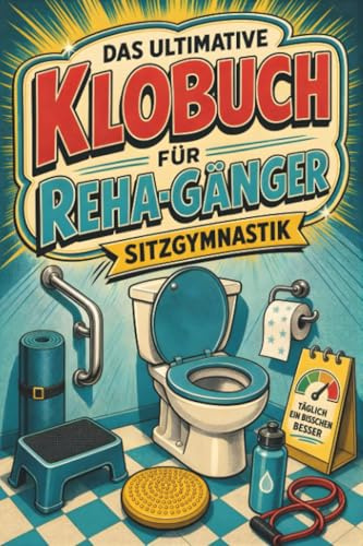 Das ultimative Klobuch für Reha-Gänger: Sitzgymnastik. Lustiges Geschenk für Kur, Klinik und Comeback-Humor