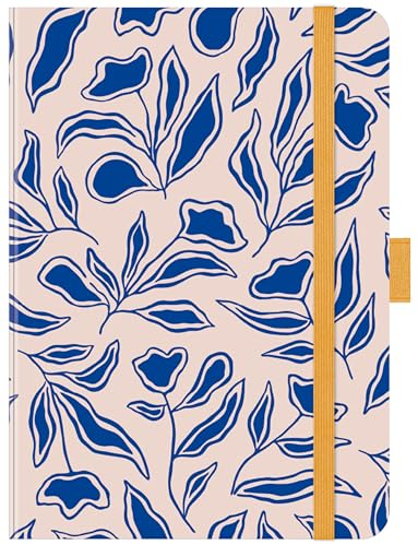 Buchkalender Premium Timer Big Flowers of Freedom 2025: Hochwertiger Taschenkalender. Terminplaner mit Wochenkalendarium, Gummiband und Stifthalter. 12 x 17 cm