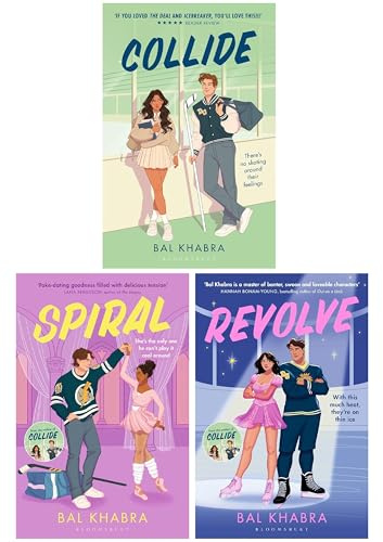 Off the Ice Series By Bal Khabra 3 Books Collection Set (Collide, Spiral & Revolve)