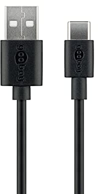 Goobay 38675 USB-C Kabel auf USB-A – Ladekabel mit 3 A für Smartphone und Tablet – 0,1 Meter